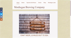 Desktop Screenshot of monheganbrewing.com